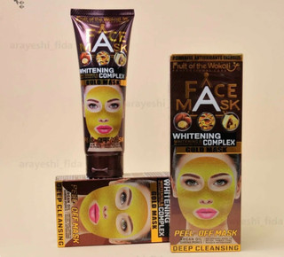 ماسک لایه بردار طلای حلزون وکالی مدل Snail gold peel off mask اورجینال حجم ۱۳۰ میلی